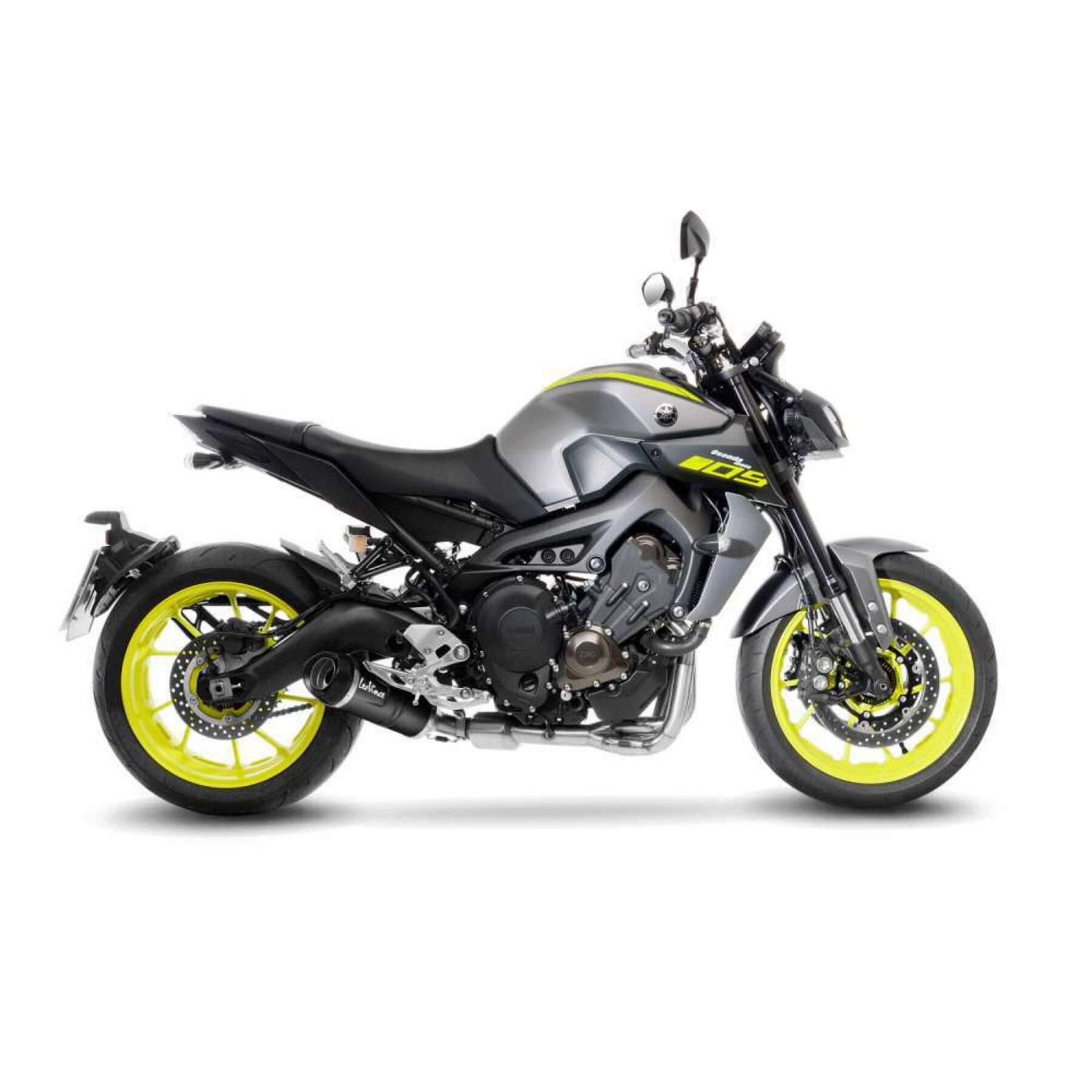 escape de la moto Leovince One Evo Black Edition Yamaha Mt-09 Sp 2018-2020
