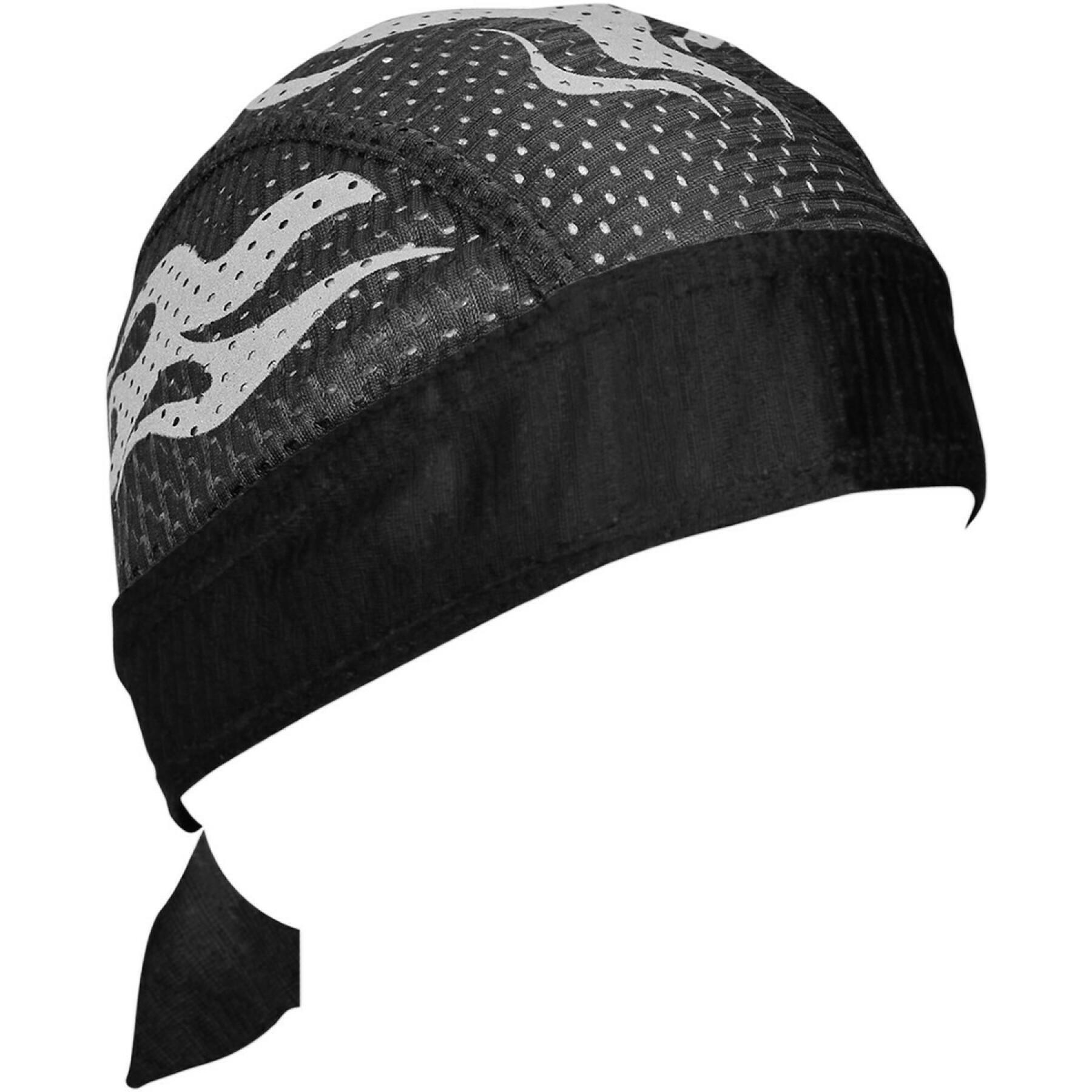 Cinta para la cabeza Zan Headgear headwrap reflective flames vented sport flydanna®