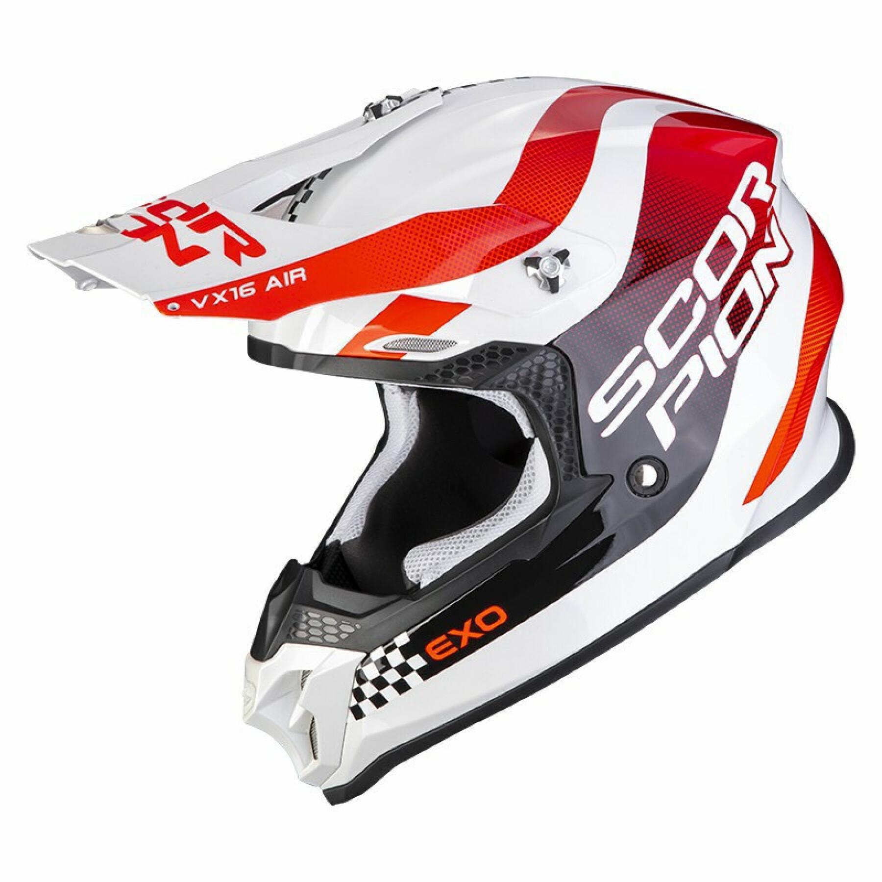 Visera de casco de moto Scorpion vx-16 PEAK SOUL