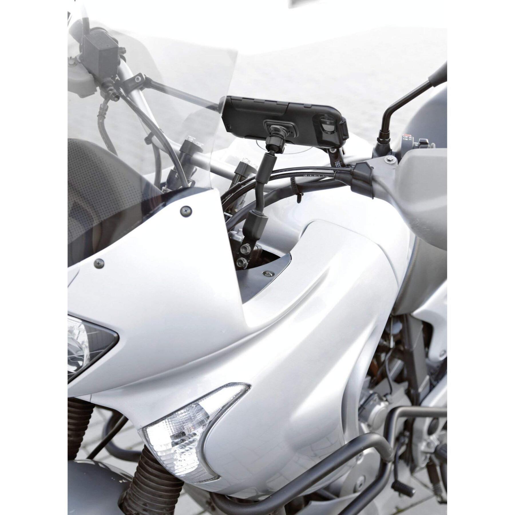 Soporte para smartphone moto con brazo flexible y manillar Optiline Opti