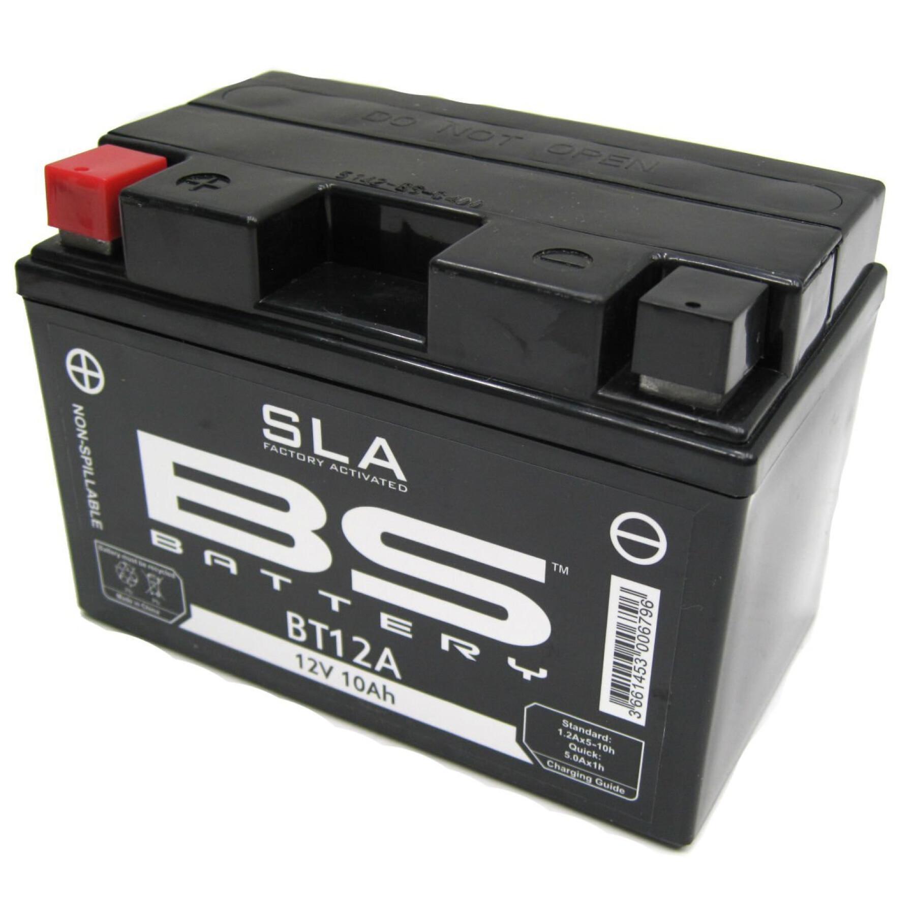 Batería de moto BS Battery SLA BT12A - C (10Hr) - C (20Hr)