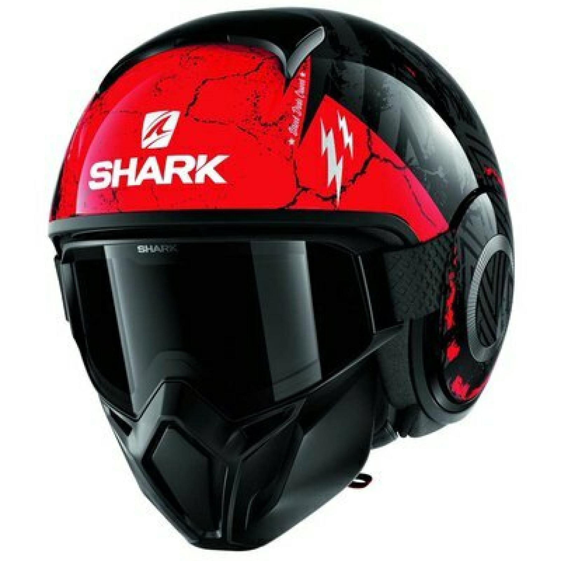 Casco de moto Jet Shark street drak crower
