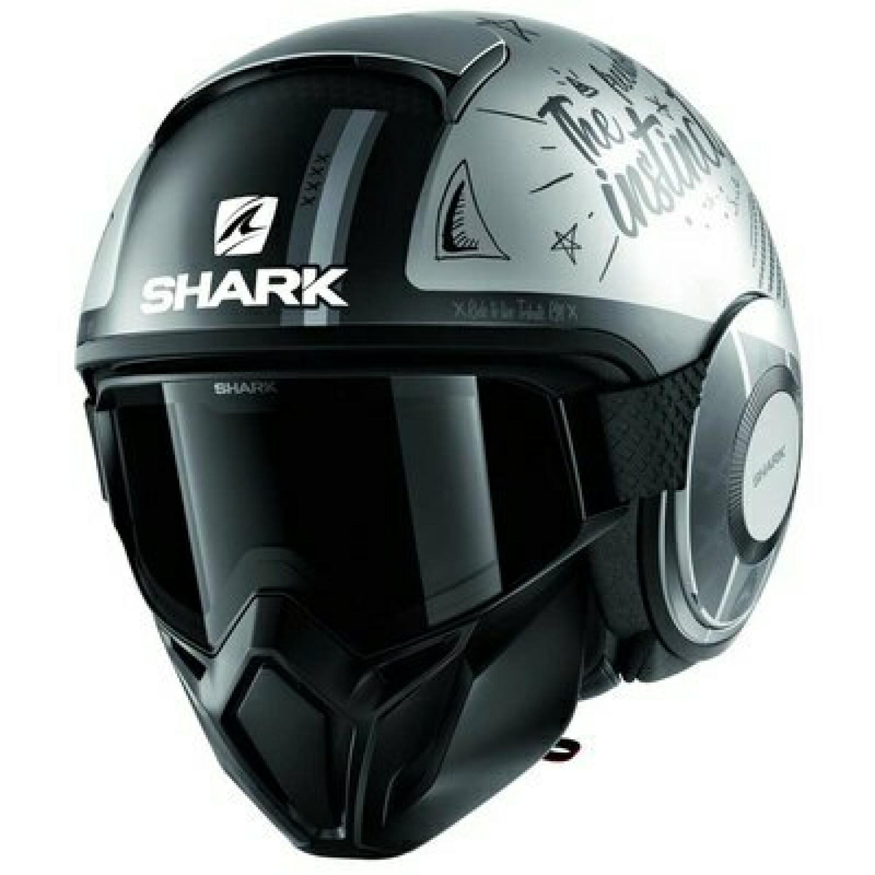 Casco de moto Jet Shark street drak tribute RM