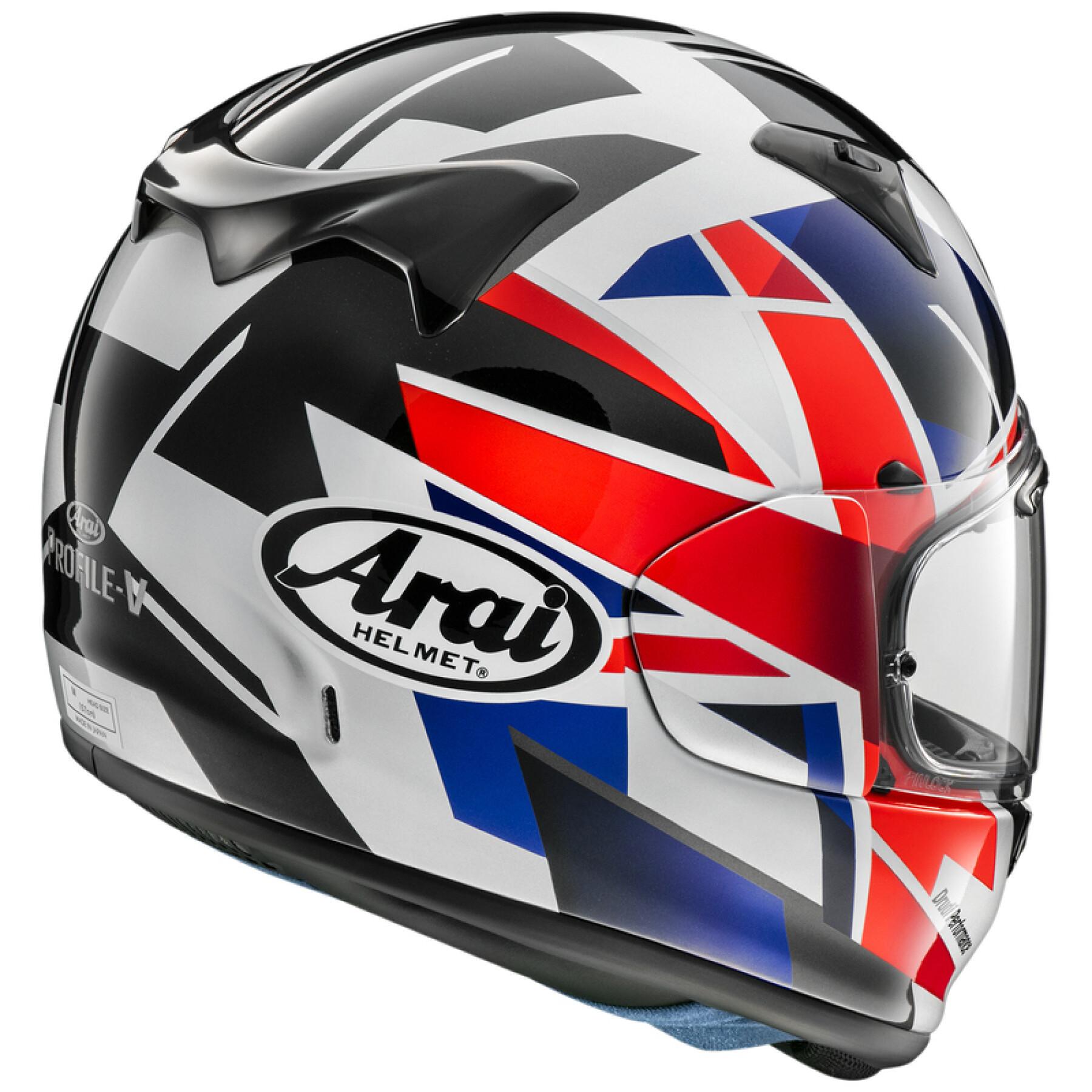 Casco de moto integral Arai V Flag UK