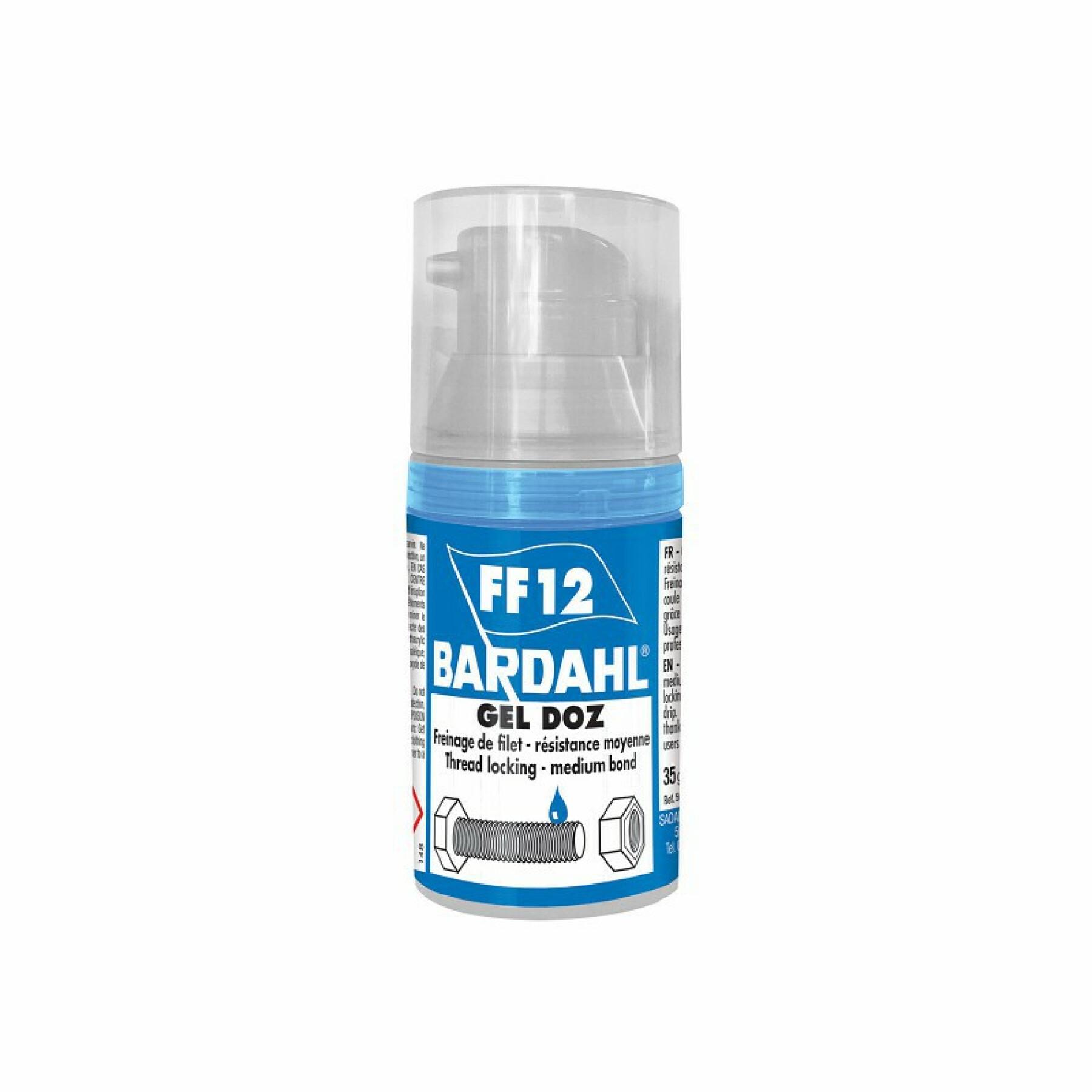 Adhesivo para frenos con rosca de bomba de alta resistencia Bardahl Geldoz Ff12 35g
