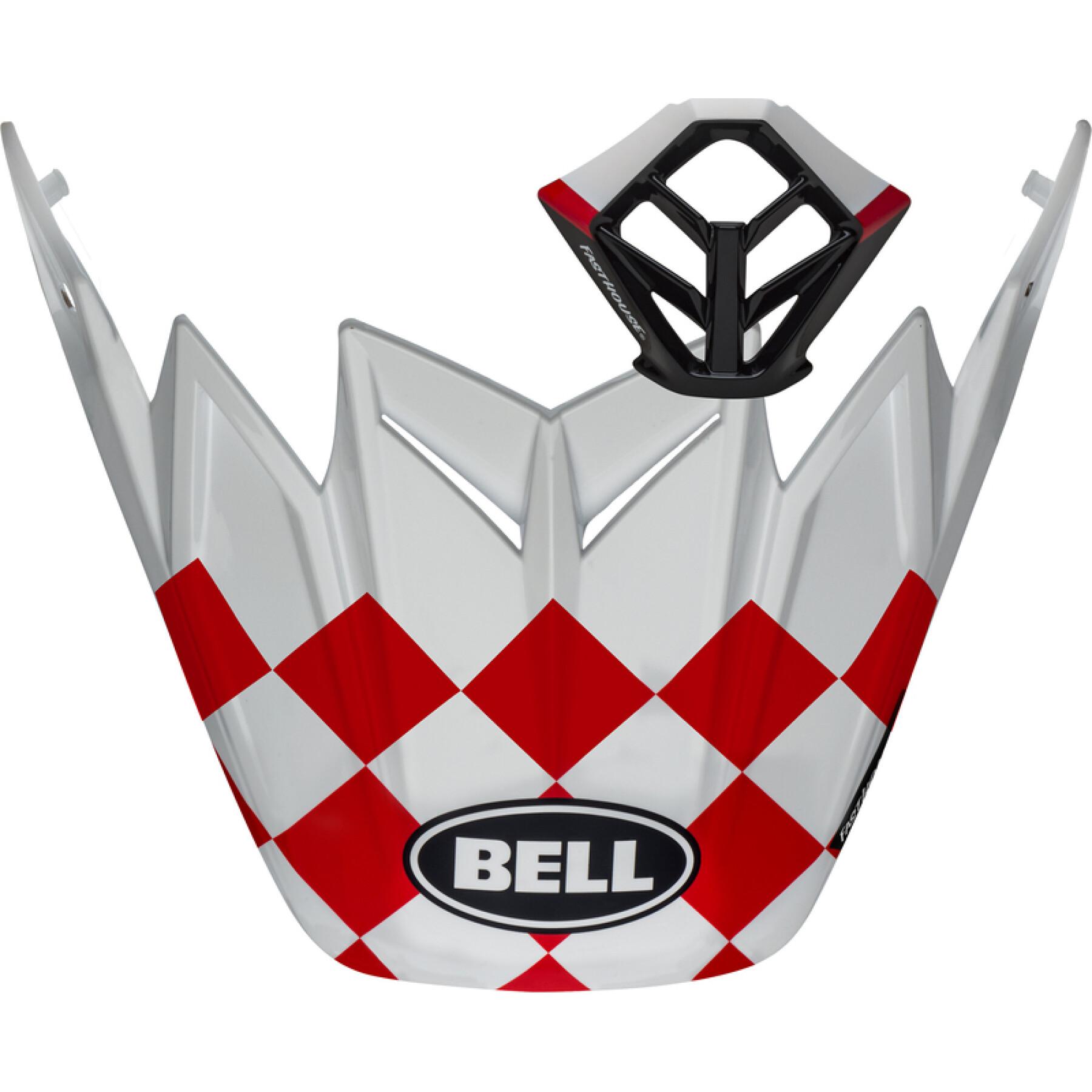 Casco de moto con visera Bell Moto-9 - Fasthouse Checkers