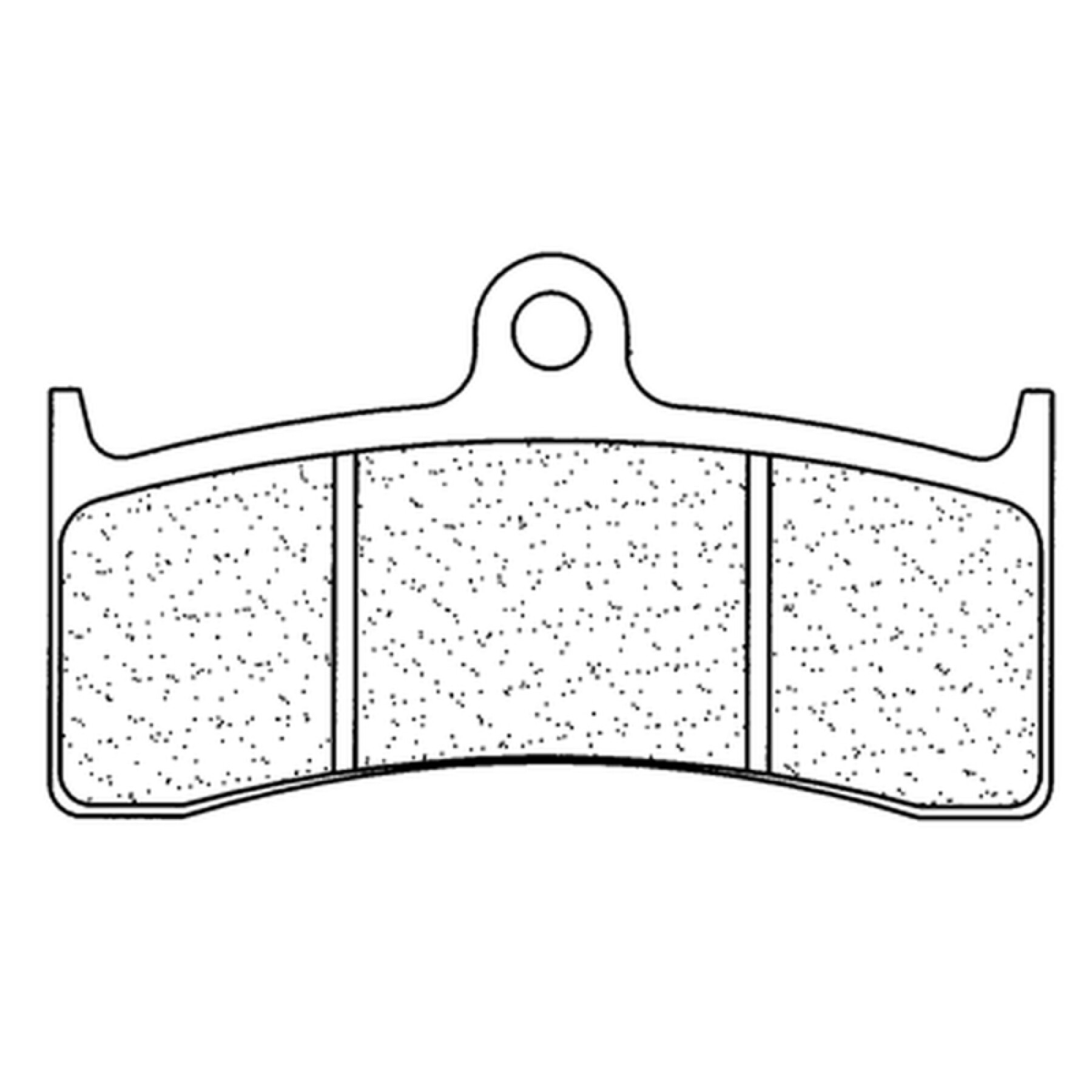 Pastilla de freno de metal sinterizado CL Brakes Racing - 2899C60