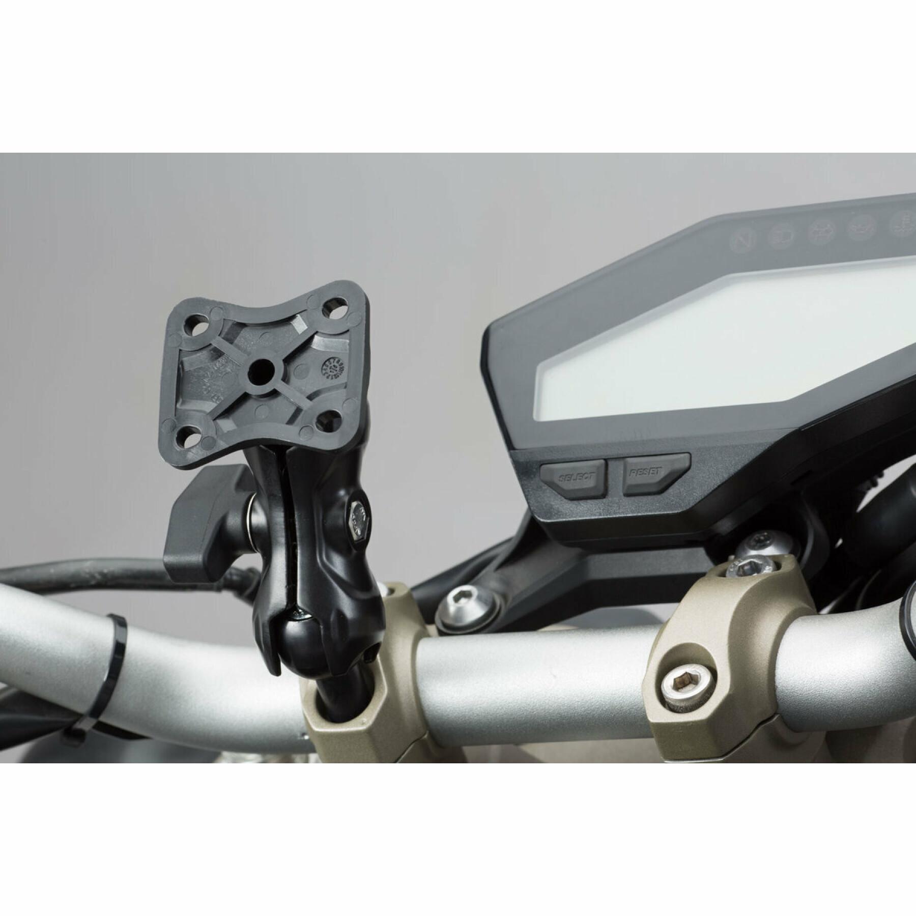 Soporte universal roscado moto gps con bola y brazo de montaje SW-Motech M8
