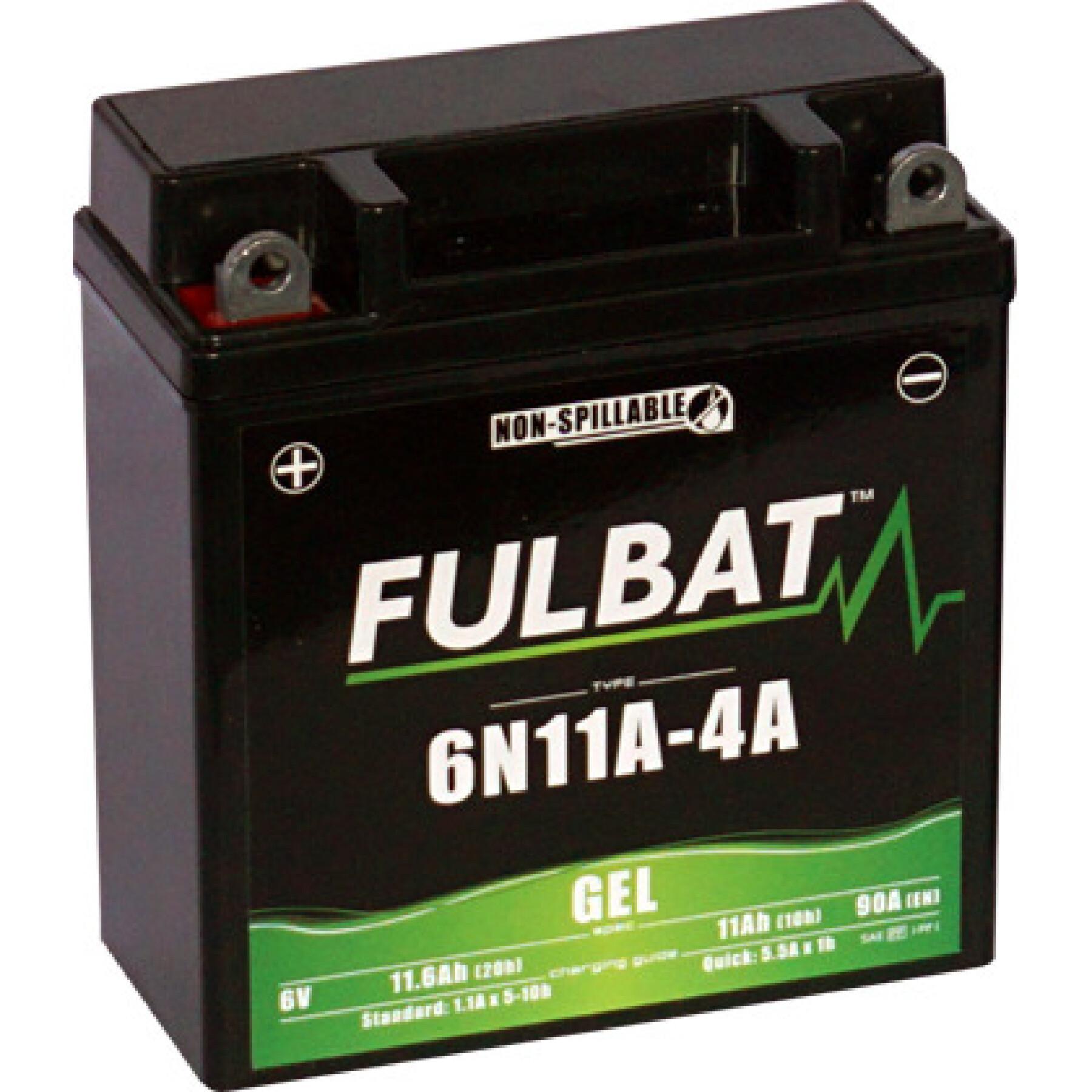 Batería Fulbat 6N11A-4A Gel