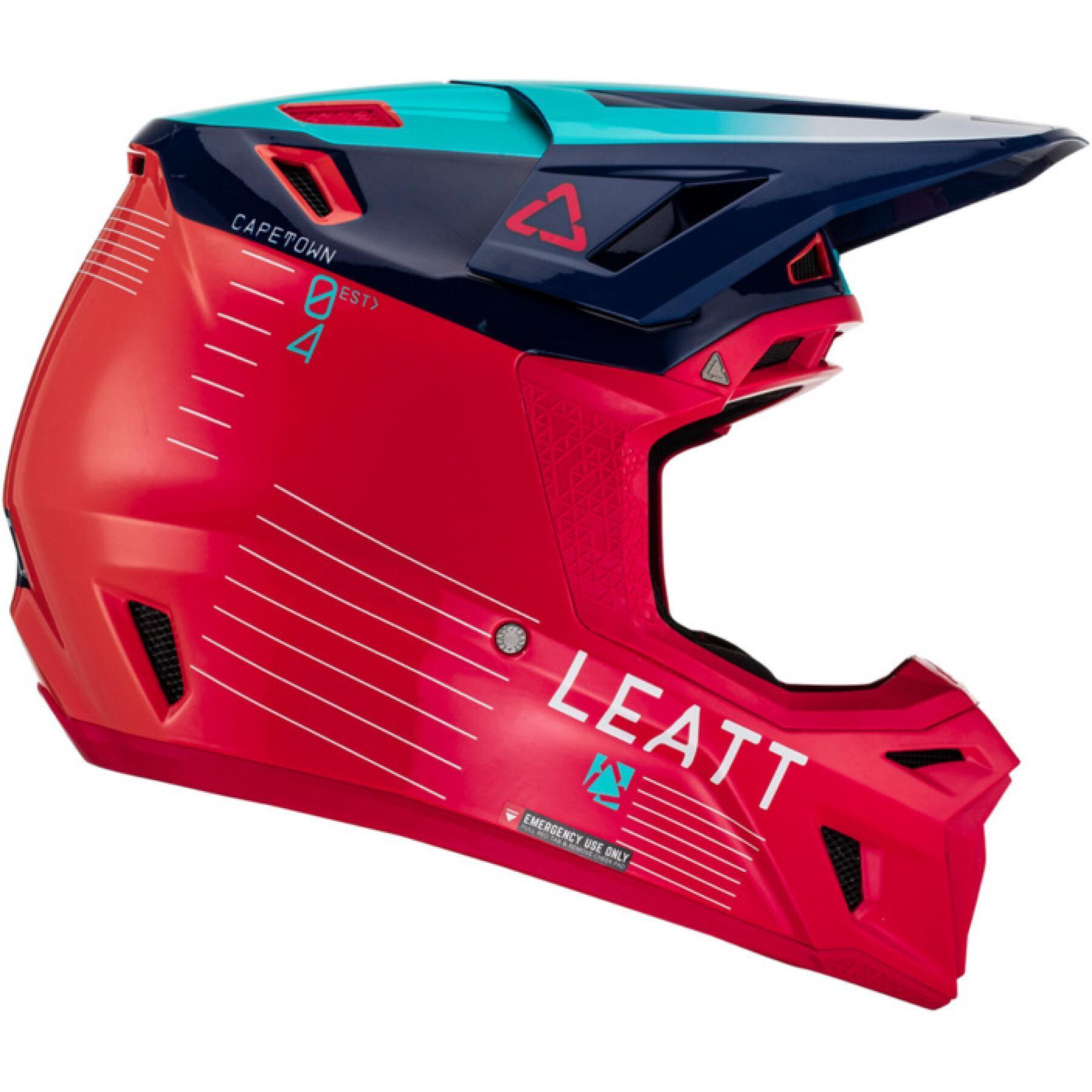 Kit de casco de moto con gafas Leatt 8.5 23