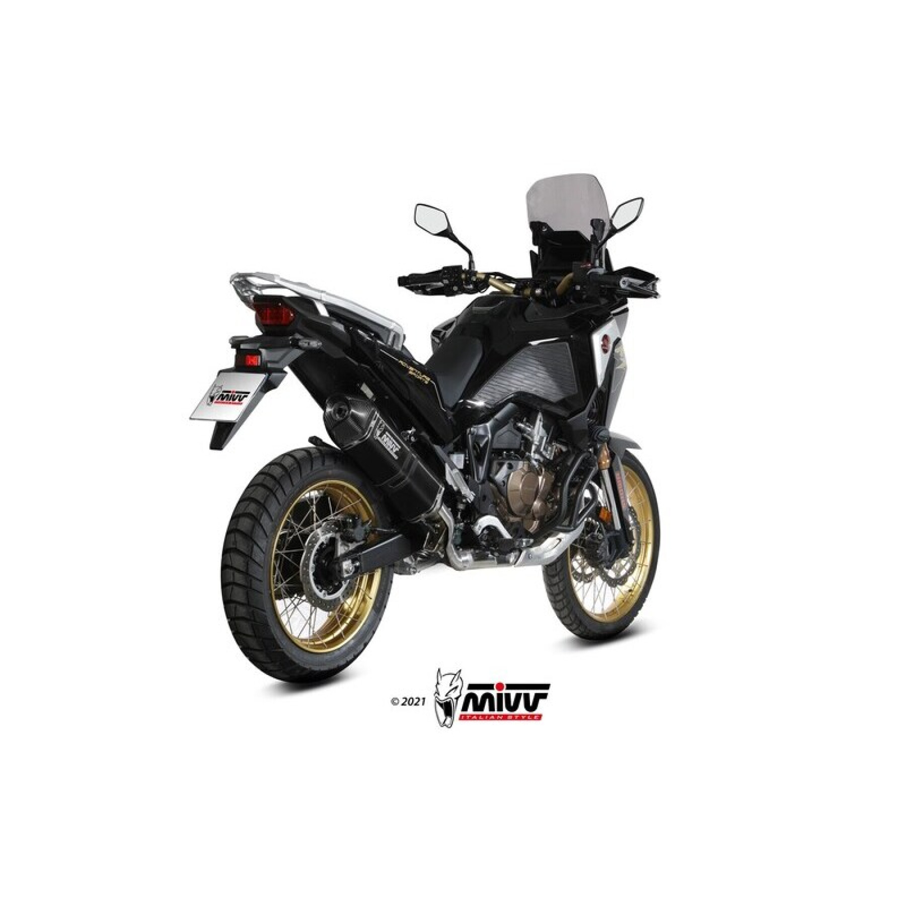 escape de moto Mivv Speed Edge - Honda CRF1100L Africa Twin