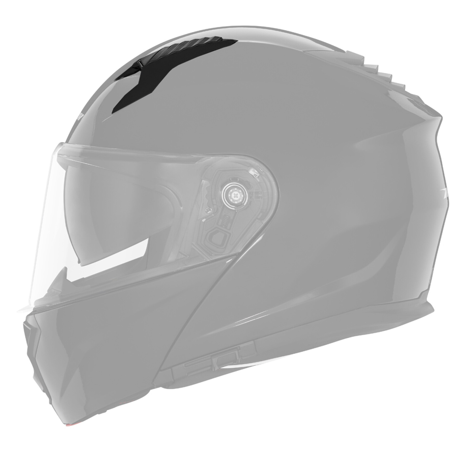 Ventilación superior del casco de moto Nox N 968