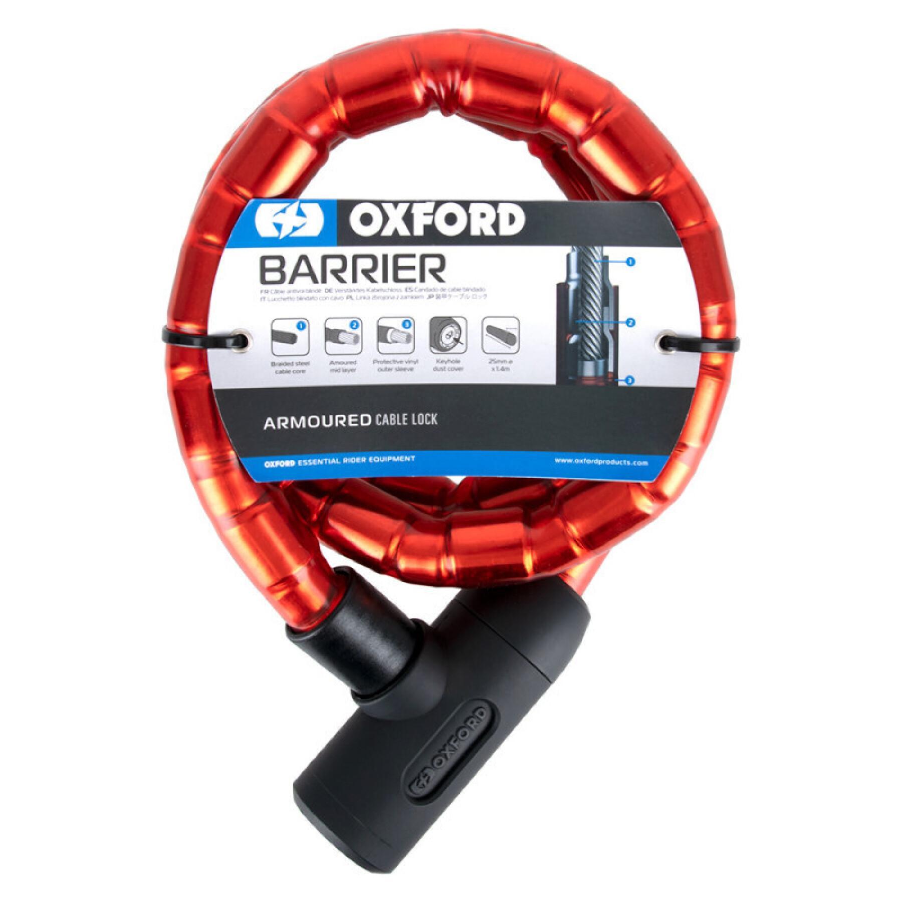 Candado de cable blindado para moto Oxford