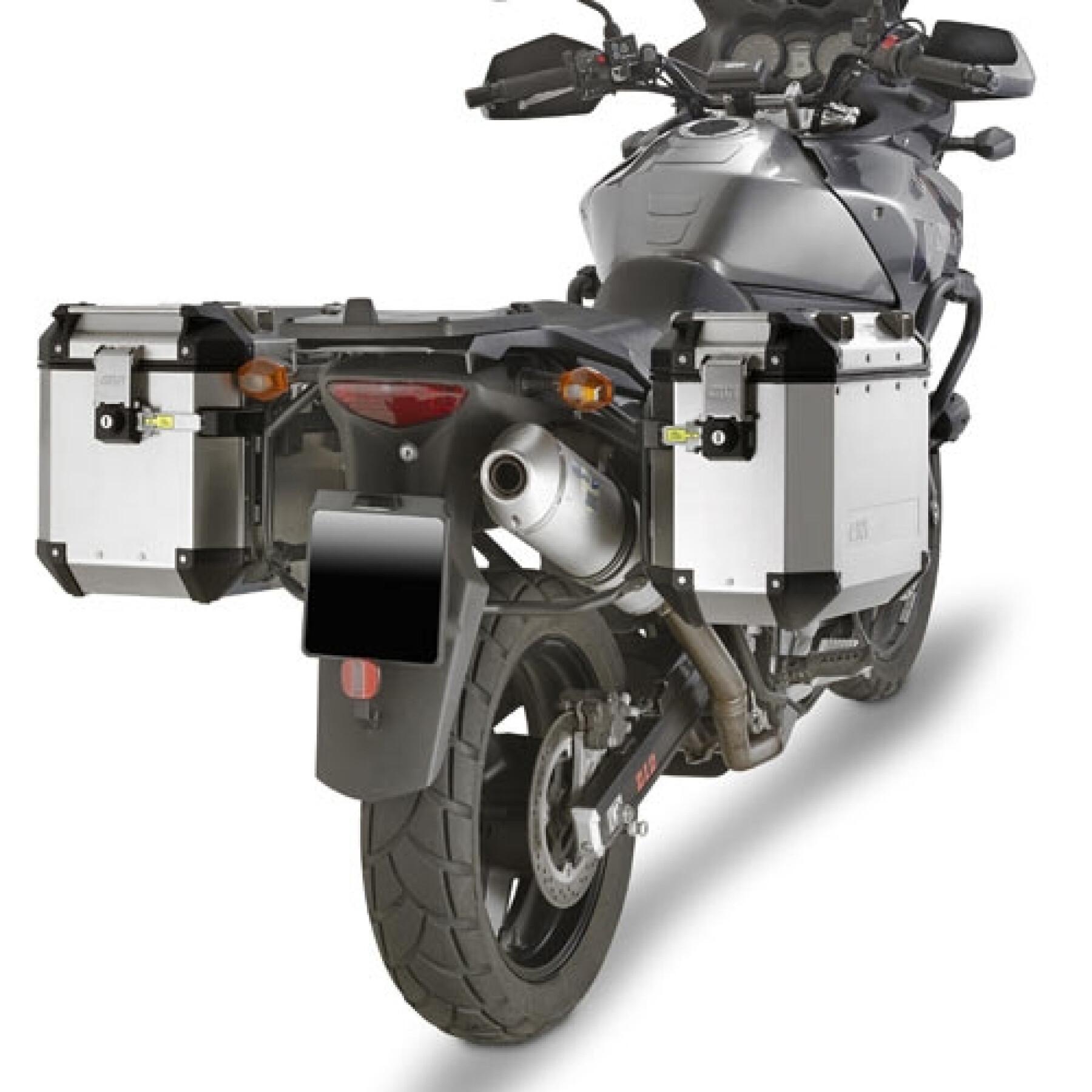 Soporte de la maleta lateral de la moto Givi Monokey Cam-Side Suzuki Dl 650 V-Strom (04 À 11)