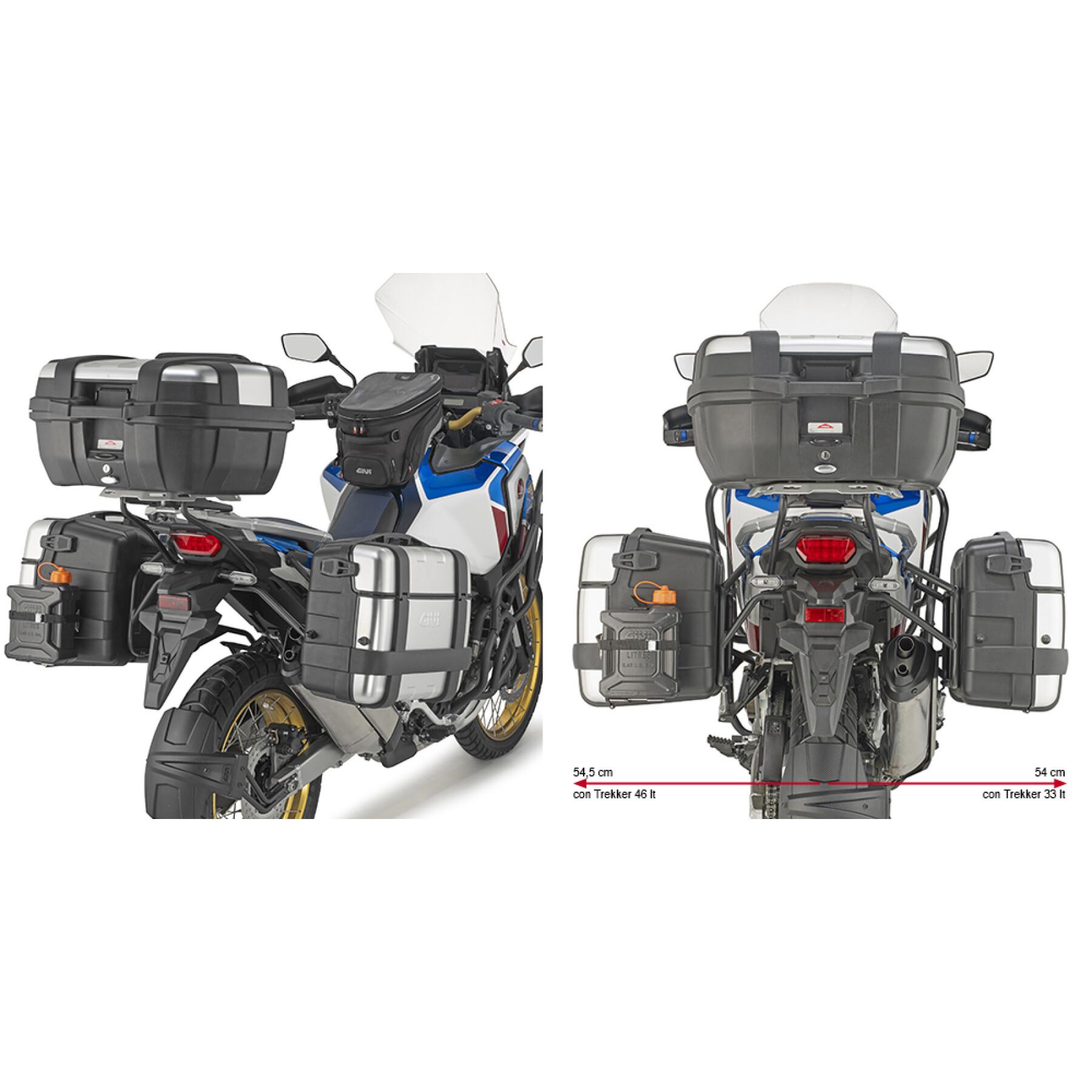 Soporte específico para la maleta lateral de la moto Givi Pl One Monokey Honda Crf 1100L Africa Twin Adventure Sports (20)