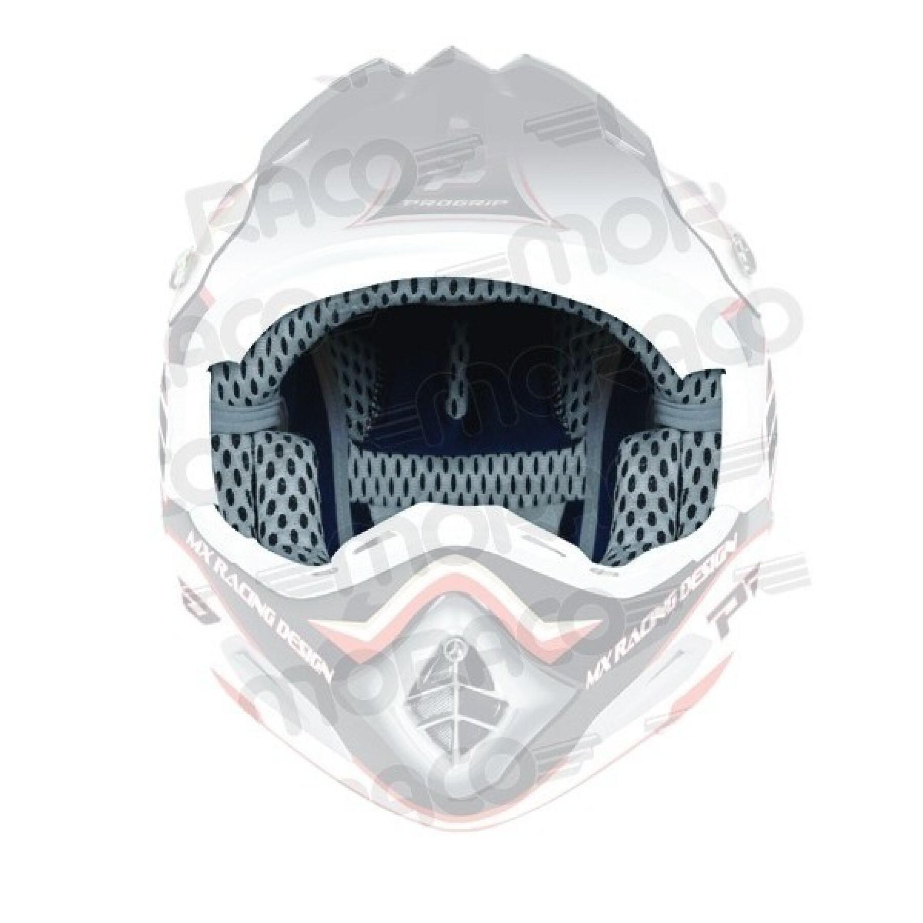 Interior del casco de moto de espuma y mejillas Progrip 3073