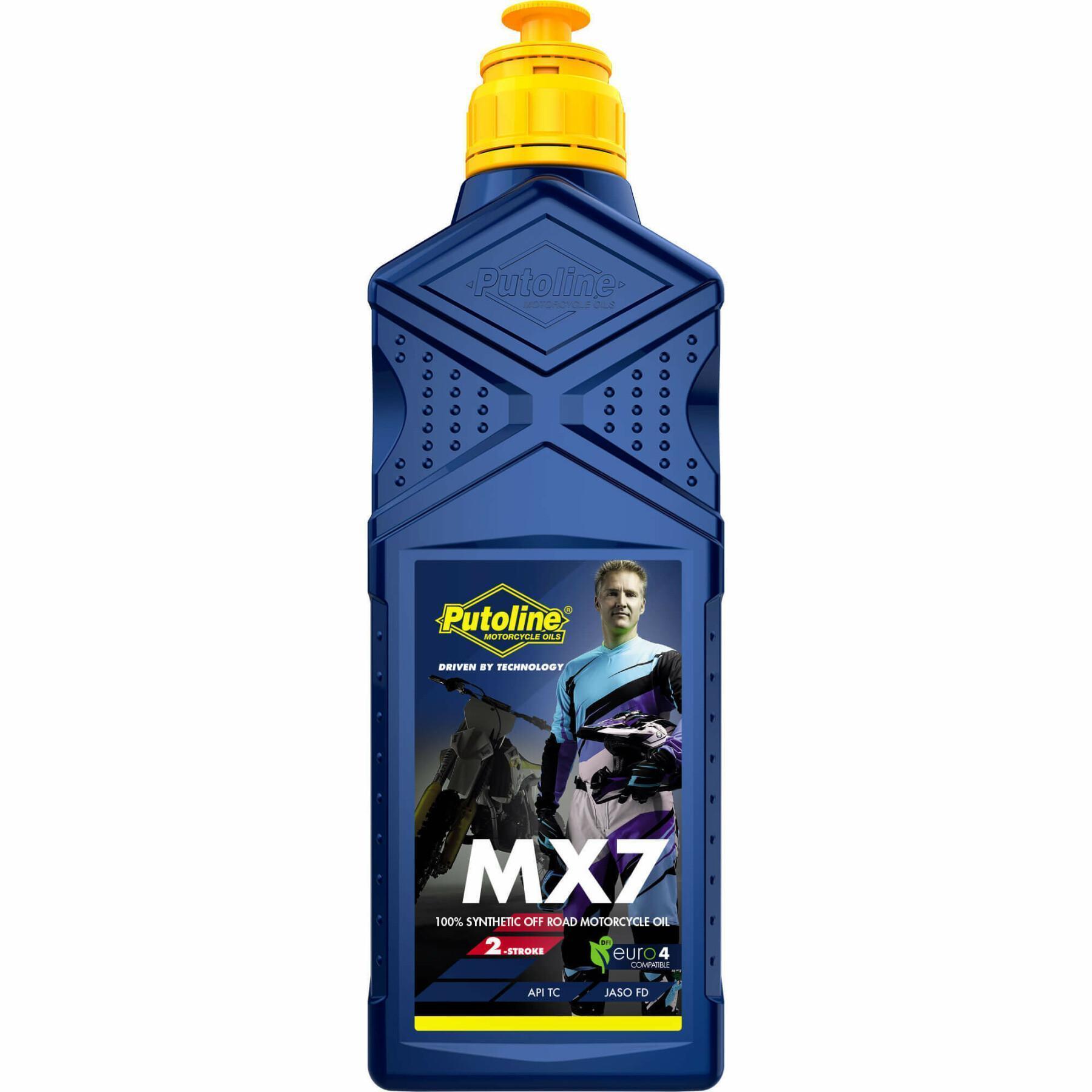 Aceite de moto 2 tiempos sintético Putoline MX 7