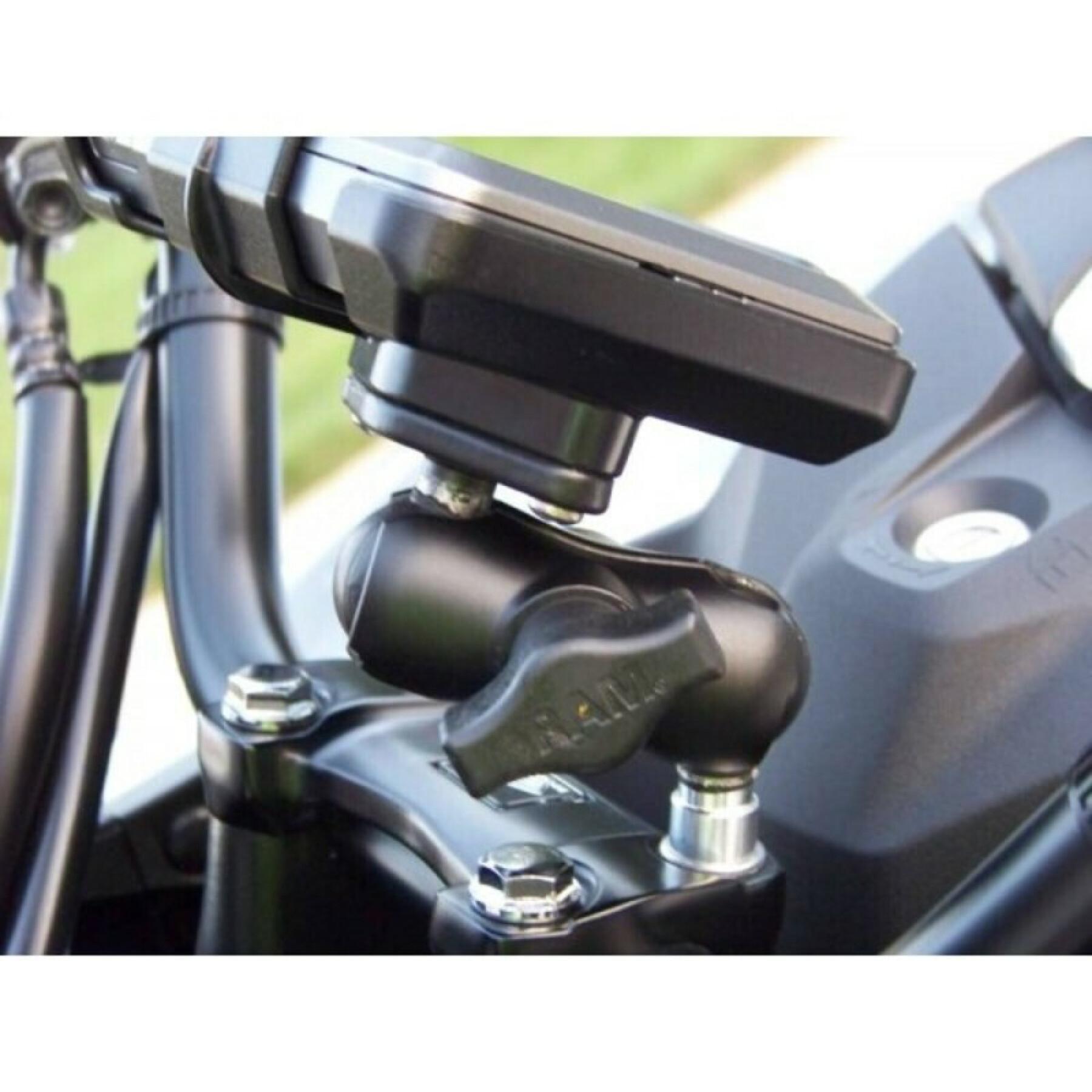 Soporte para smartphone para la base de la moto, fijación en el guardamonte mediante pernos de bola b RAM Mounts