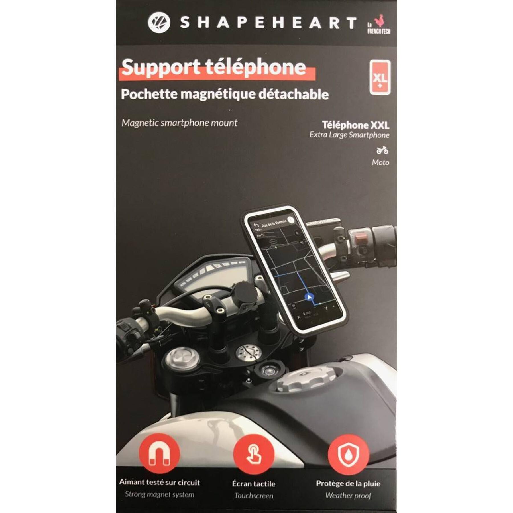 Soporte magnético para smartphone de moto Shapeheart
