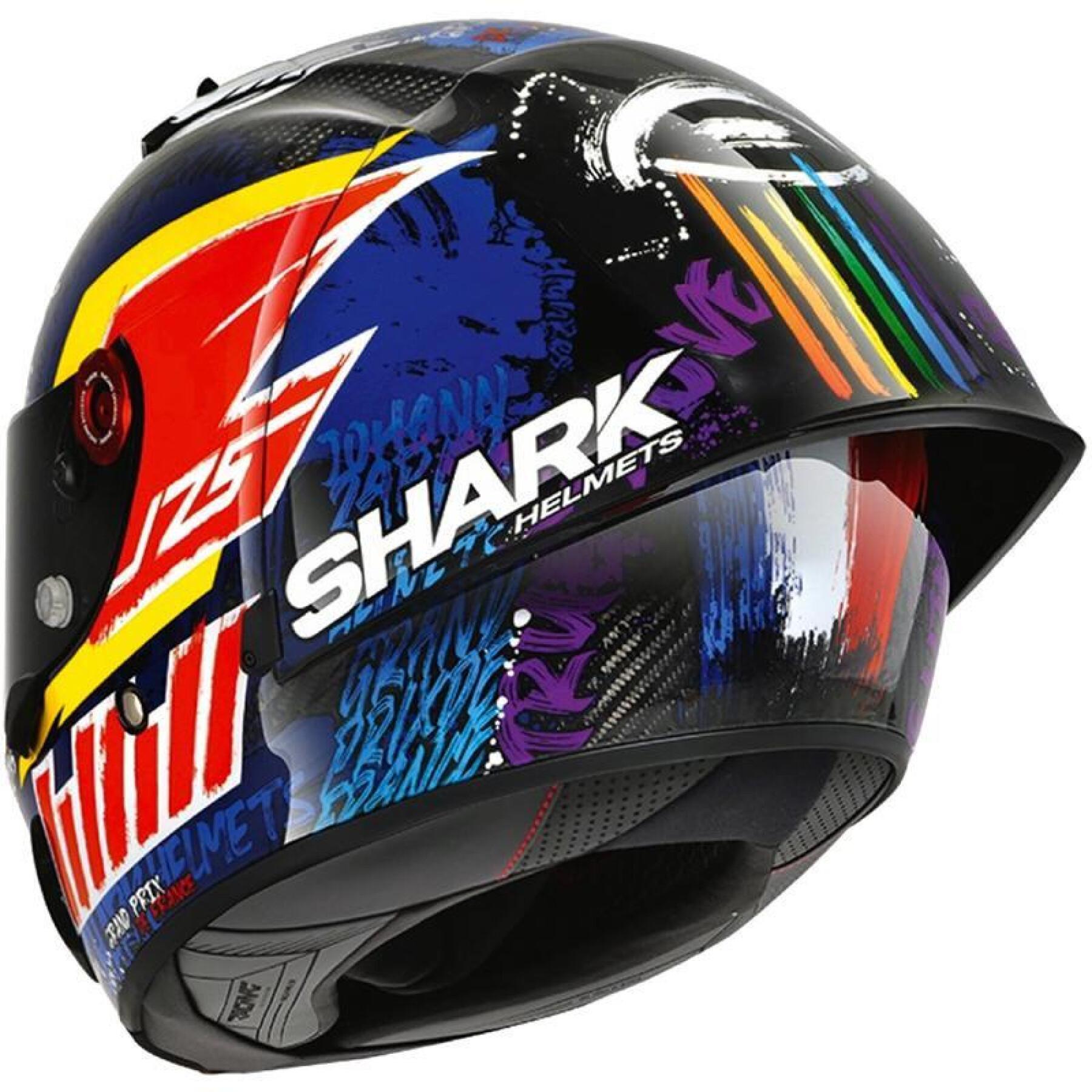 Casco integral Shark Race-R Pro GP 06 Replica Zarco Chakra
