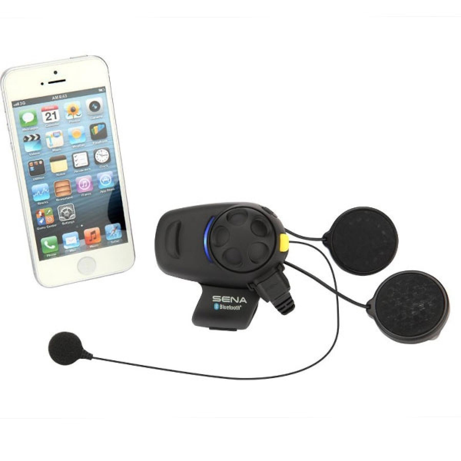 Intercomunicador Bluetooth para moto Sena SMH5 DUO FM pack 2 casques universels