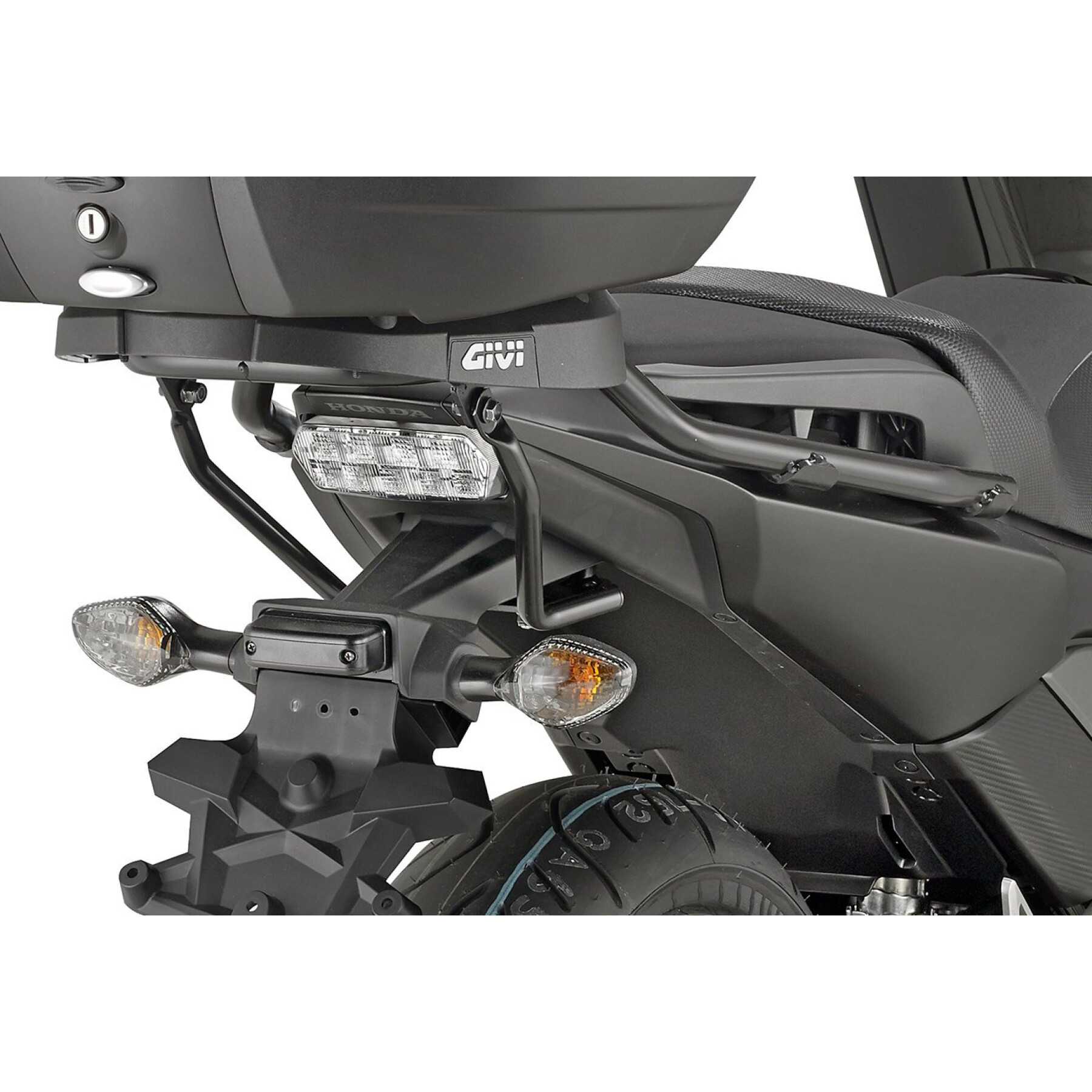 Soporte del baúl de la moto Givi Monokey ou Monolock Honda Integra 750 (16 à 20)