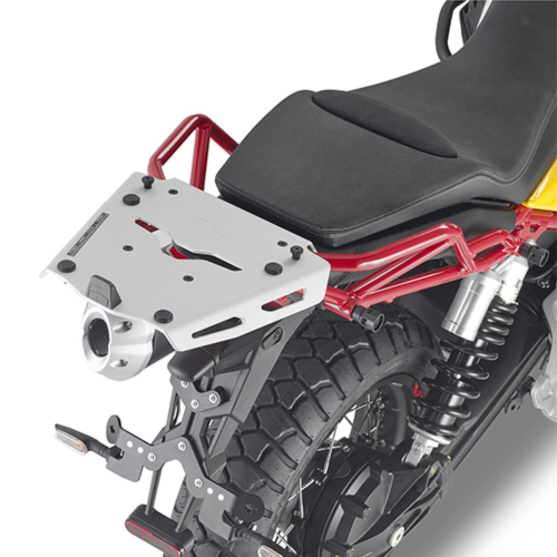 Soporte de aluminio para el baúl de la moto Givi Monokey Moto Guzzi V85 TT (19 à 21)