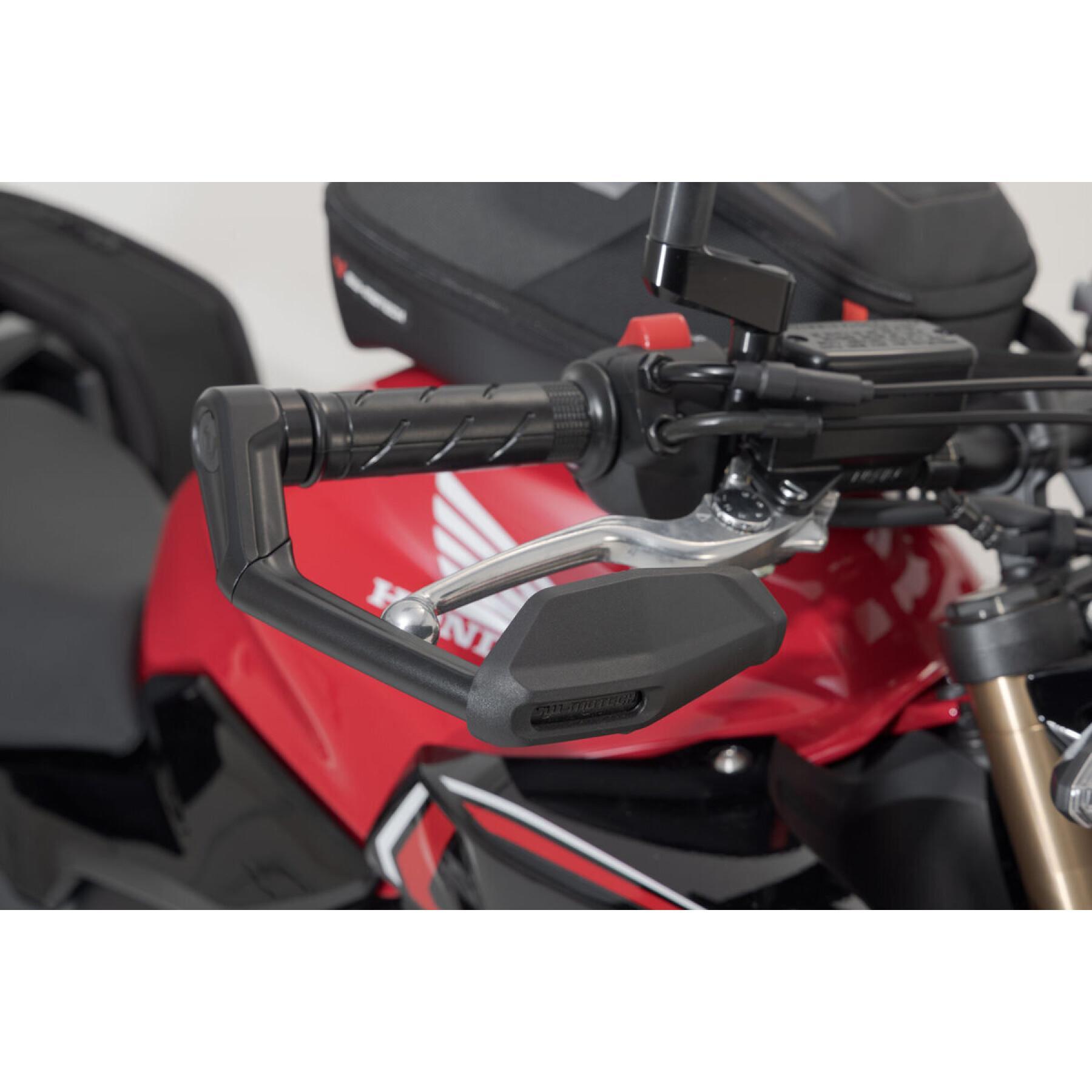 Protección de la palanca de freno con deflector de viento para moto SW-Motech Honda CB650R (18-)