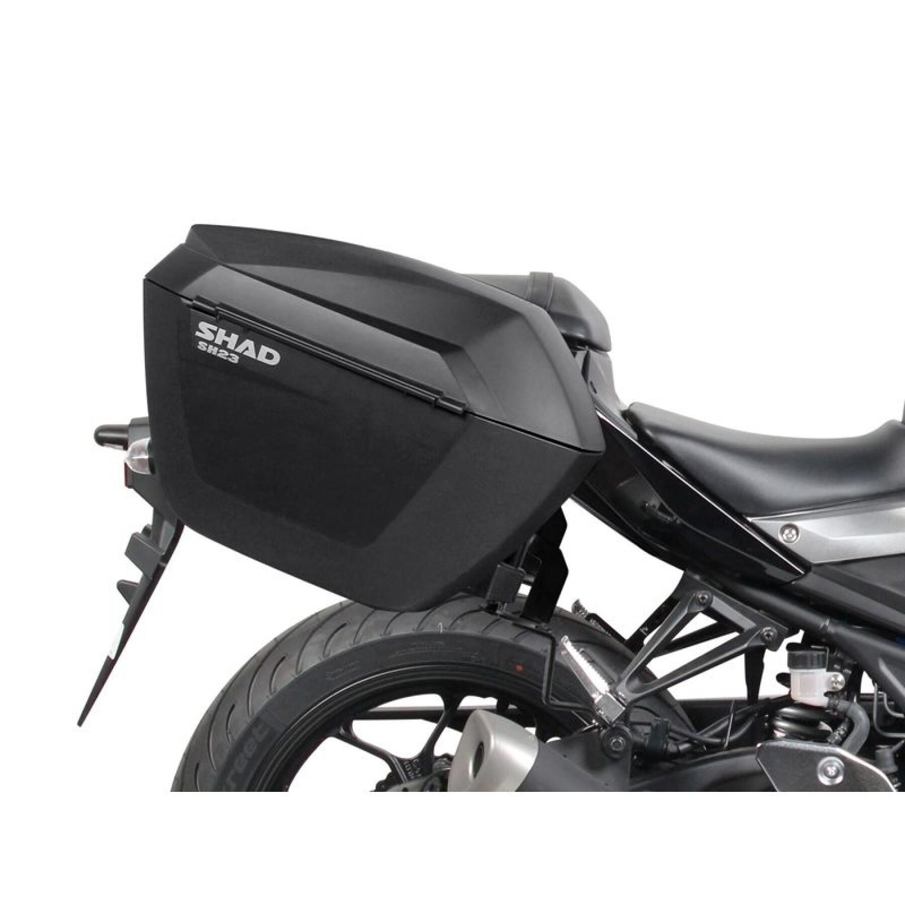 Soporte maleta lateral moto Shad 3P System Yamaha Mt03 (15 TO 19)