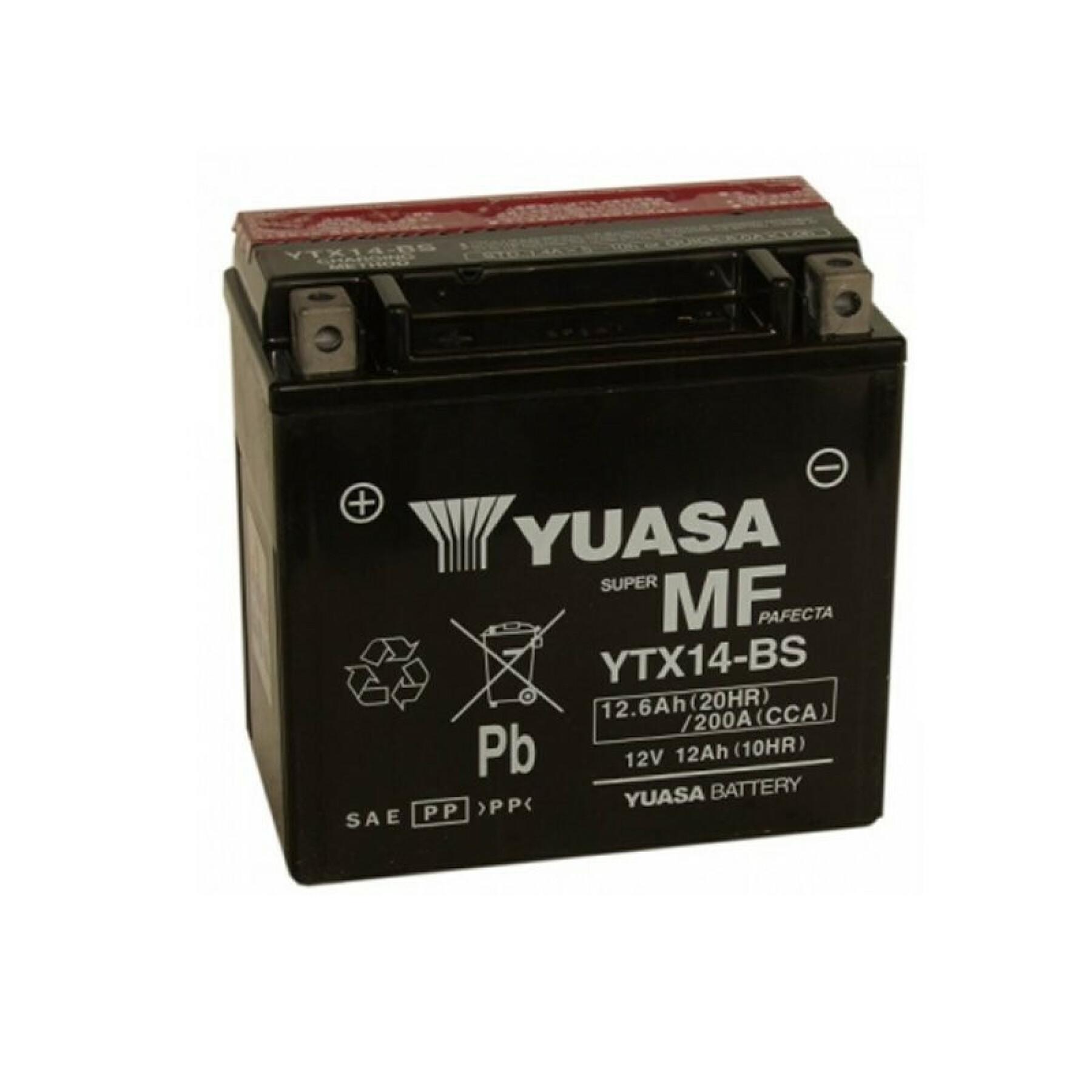 Batería de moto Yuasa YTX14-BS