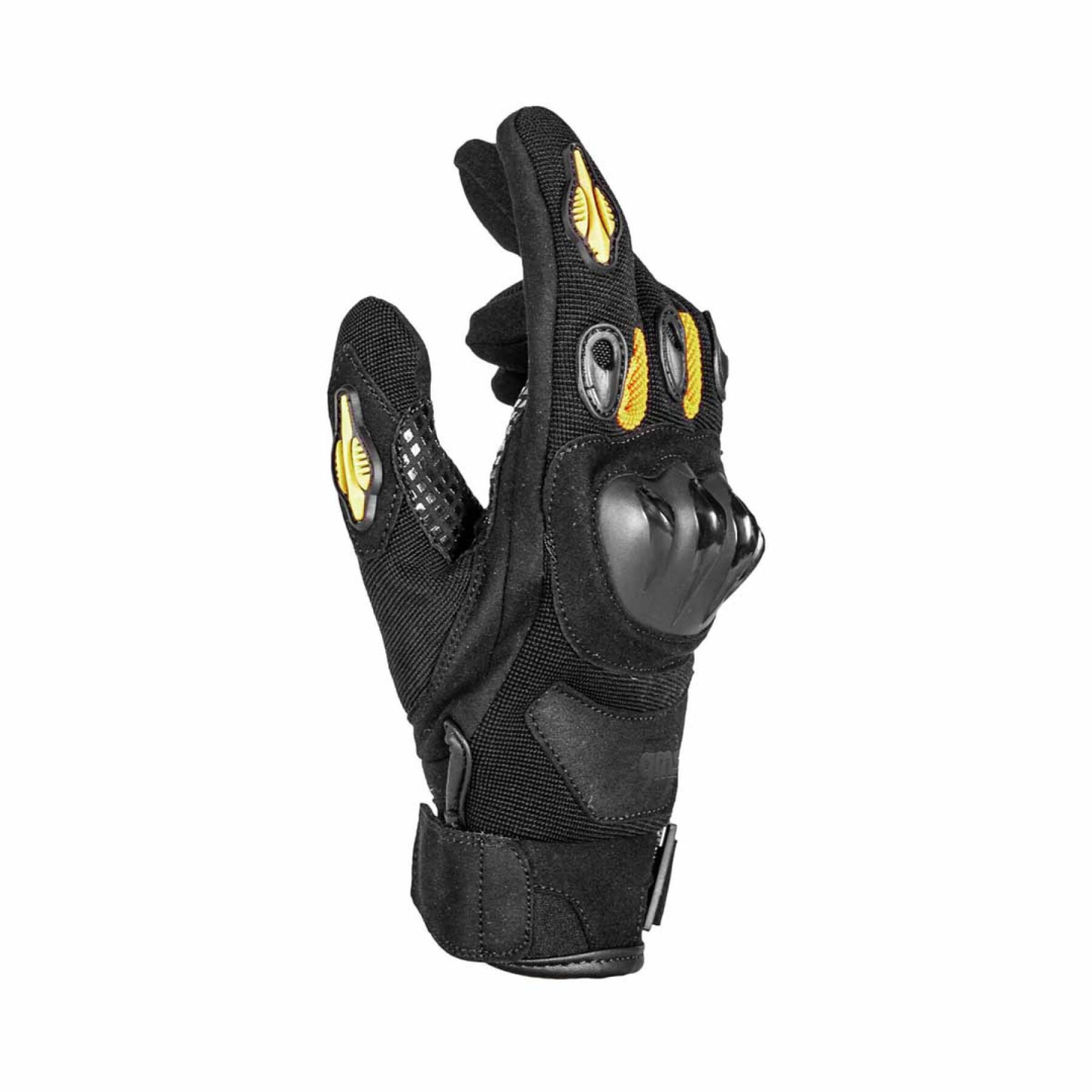 Motocicleta guantes Biker guantes Biker verano guantes negro talla xs-3xl 