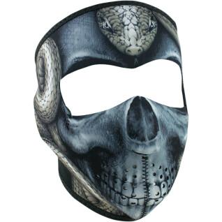 Pasamontañas para motos Zan Headgear full face snake skull