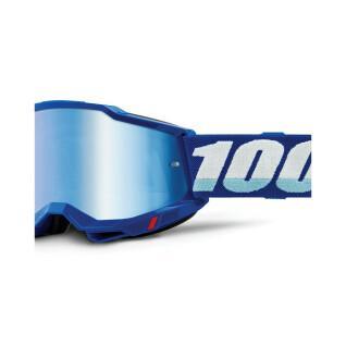 Máscara de cruz de moto pantalla de iridio 100% Accuri 2