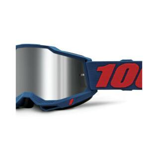 Máscara de moto cross iridium flash pantalla 100% Accuri 2 Odeon