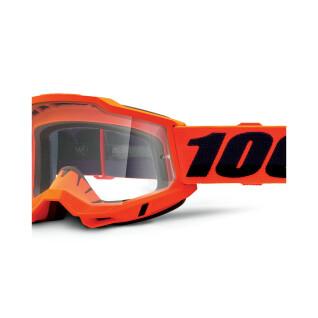 Máscara de moto cruzada pantalla transparente 100% Accuri 2 OTG