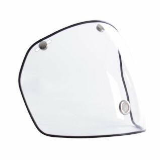 Pantalla larga para casco de moto 3 broches+ventilación ahumada Harisson