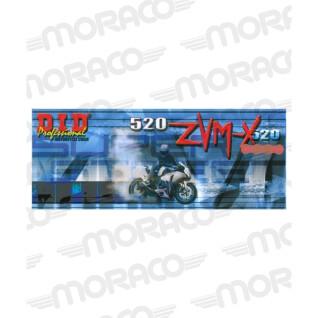 Cadena de rodillos para motos D.I.D 520Zvm-X(G&G) X 104 Mail. Zj