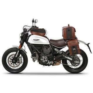 Portabolsas lateral moto Shad SR Séries Café Racer Ducati Scrambler 800 Icon/Classic (15 a 21)