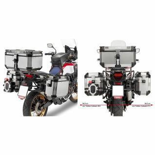 Soporte de la maleta lateral de la moto Givi Monokey Cam-Side Honda Crf 1000 L Africa Twin (16 À 17)