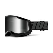 Máscara de cruz de moto pantalla de iridio 100% Strata 2