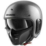 Casco de moto Jet Shark s-drak 2 blank glitter