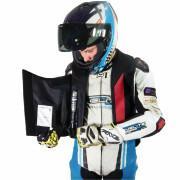 Chaleco airbag moto, elástico, cuero Helite GP-AIR GT