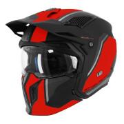 Casco de motocross monocasco convertible con mentonera desmontable MT Helmets Streetfighter Sv Twin C5 (Ece 22.06)
