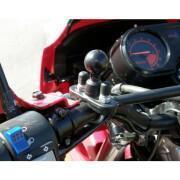Soporte de smartphone para motos con montaje en forma de U en tubos de bola b RAM Mounts