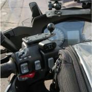 Soporte de smartphone para moto con montaje en manillar o depósito de freno/embrague, bola b excéntrica RAM Mounts