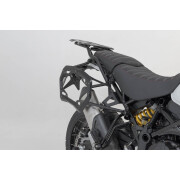 Juego de dos maletas laterales de aluminio para moto SW-Motech Trax ADV Ducati DesertX